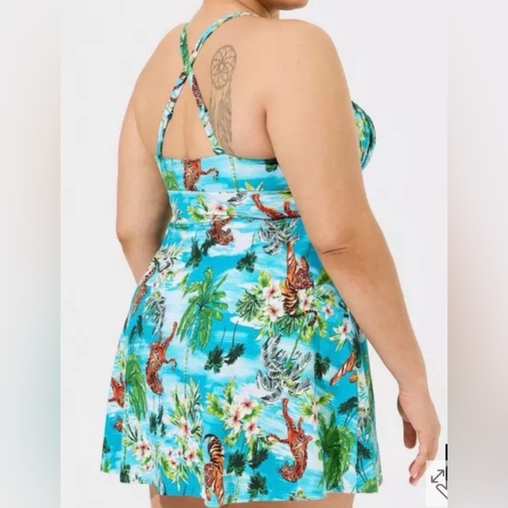 Tropical Tiger Swim Dress - Picture 3 of 9